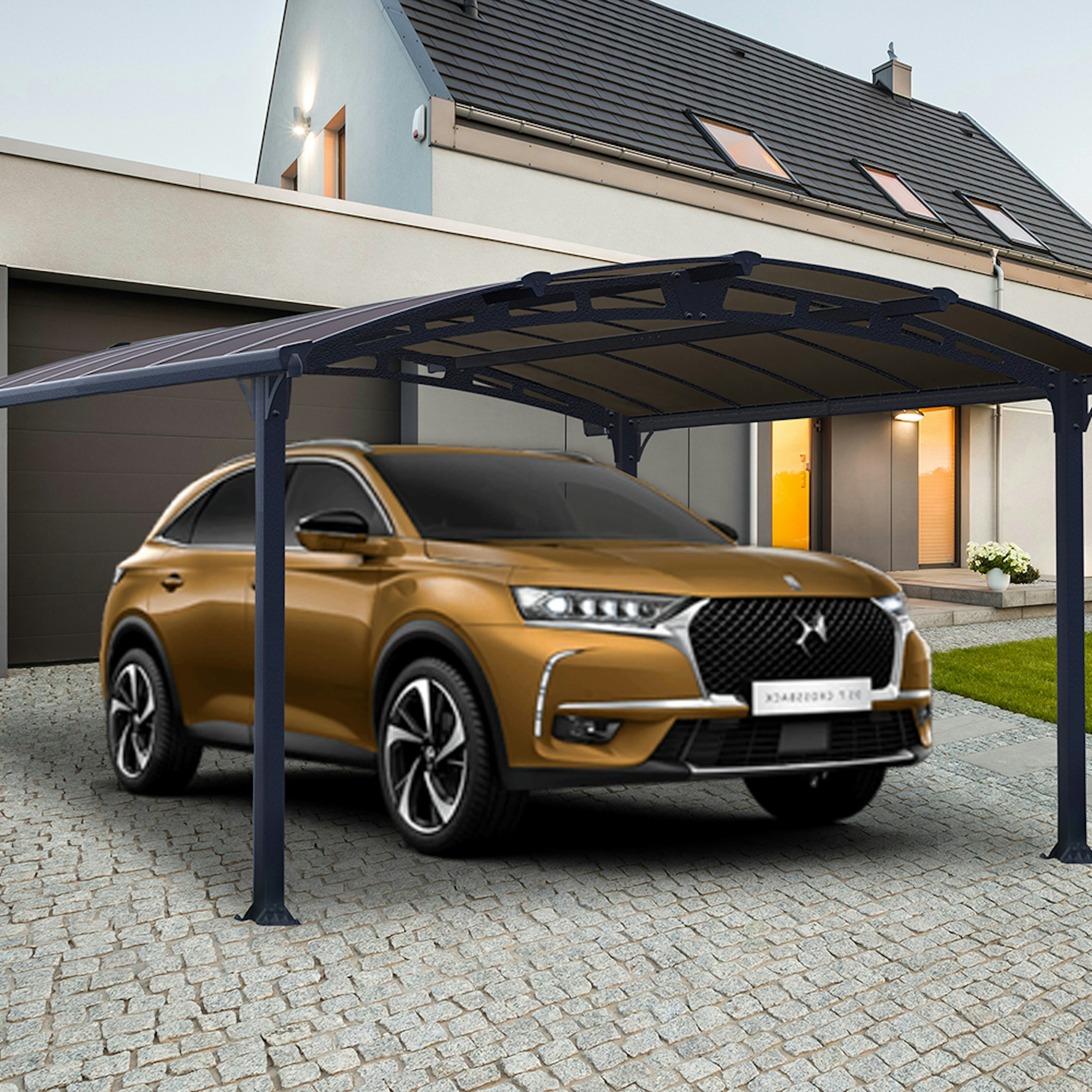 Carport gop Arcadia Grey 15 kvm