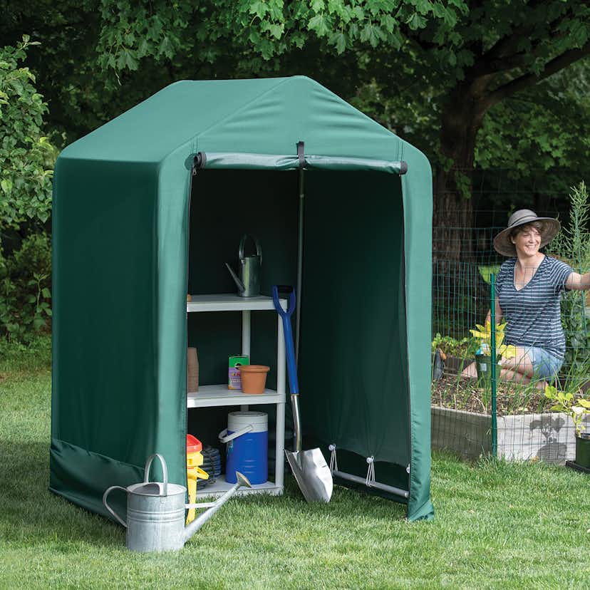 Tält Gop Förvaring Grön 1,4 kvm