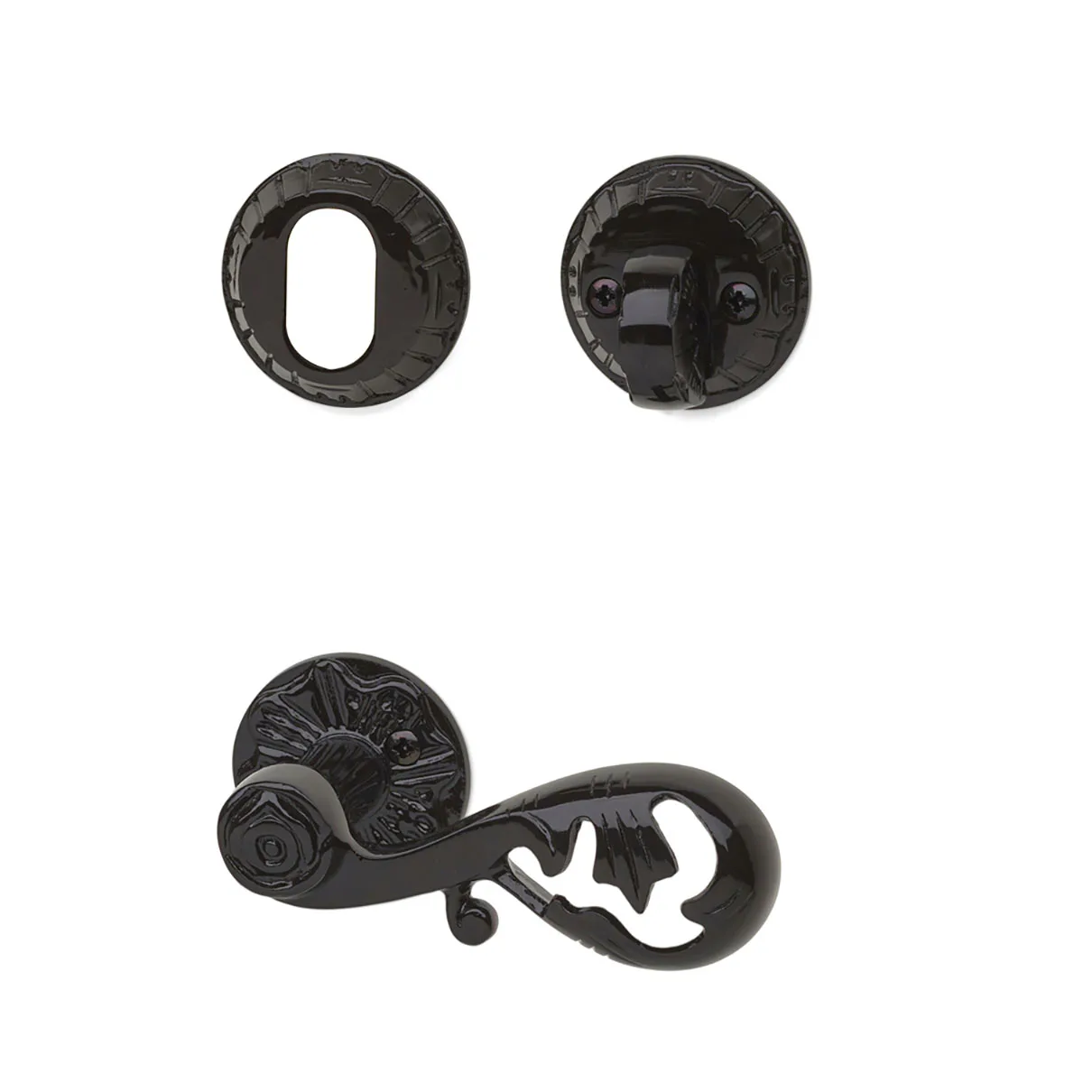 Ytterdörrhandtag Habo A4472 Kombi Brunoxid